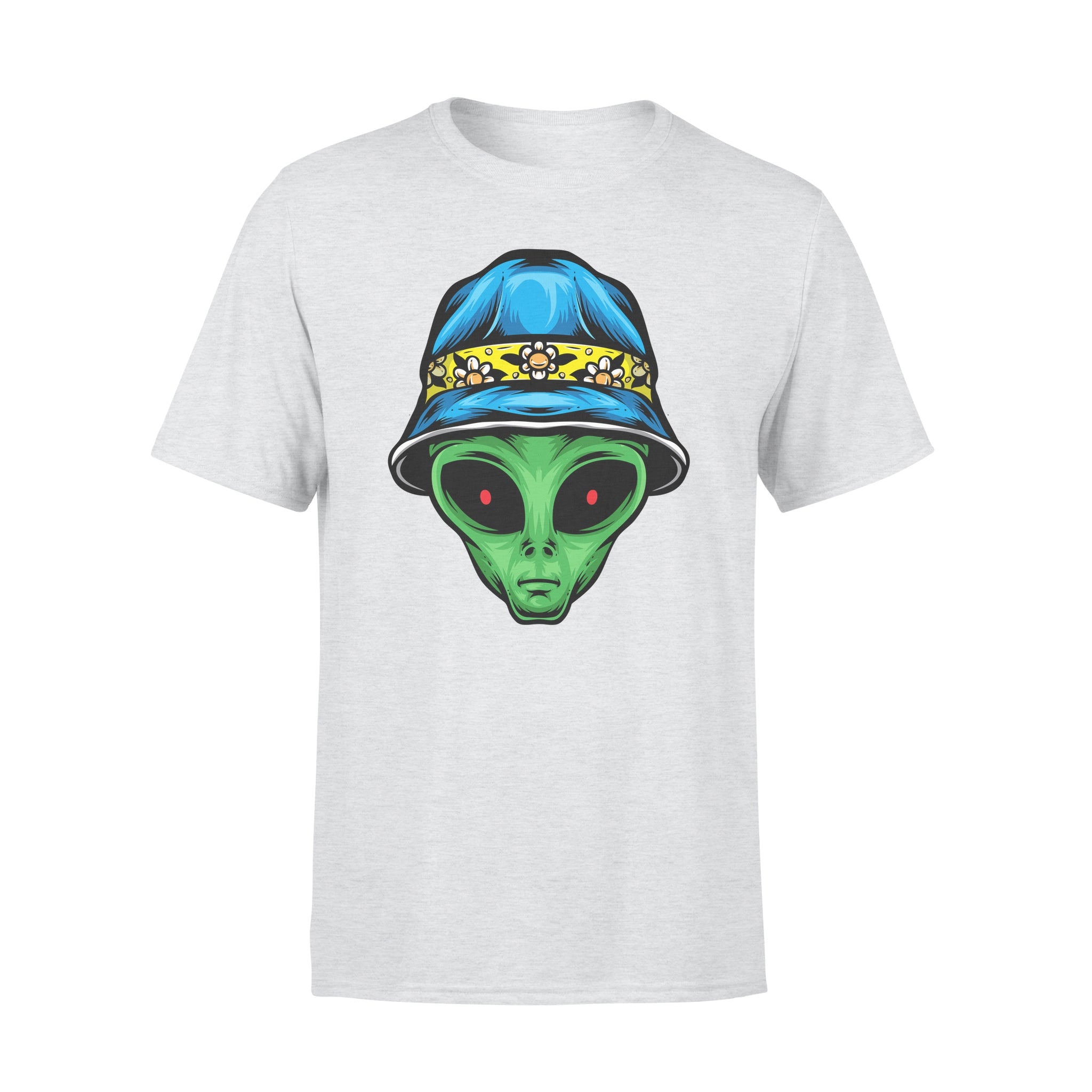 Alien With Bucket Hat -  T-shirt