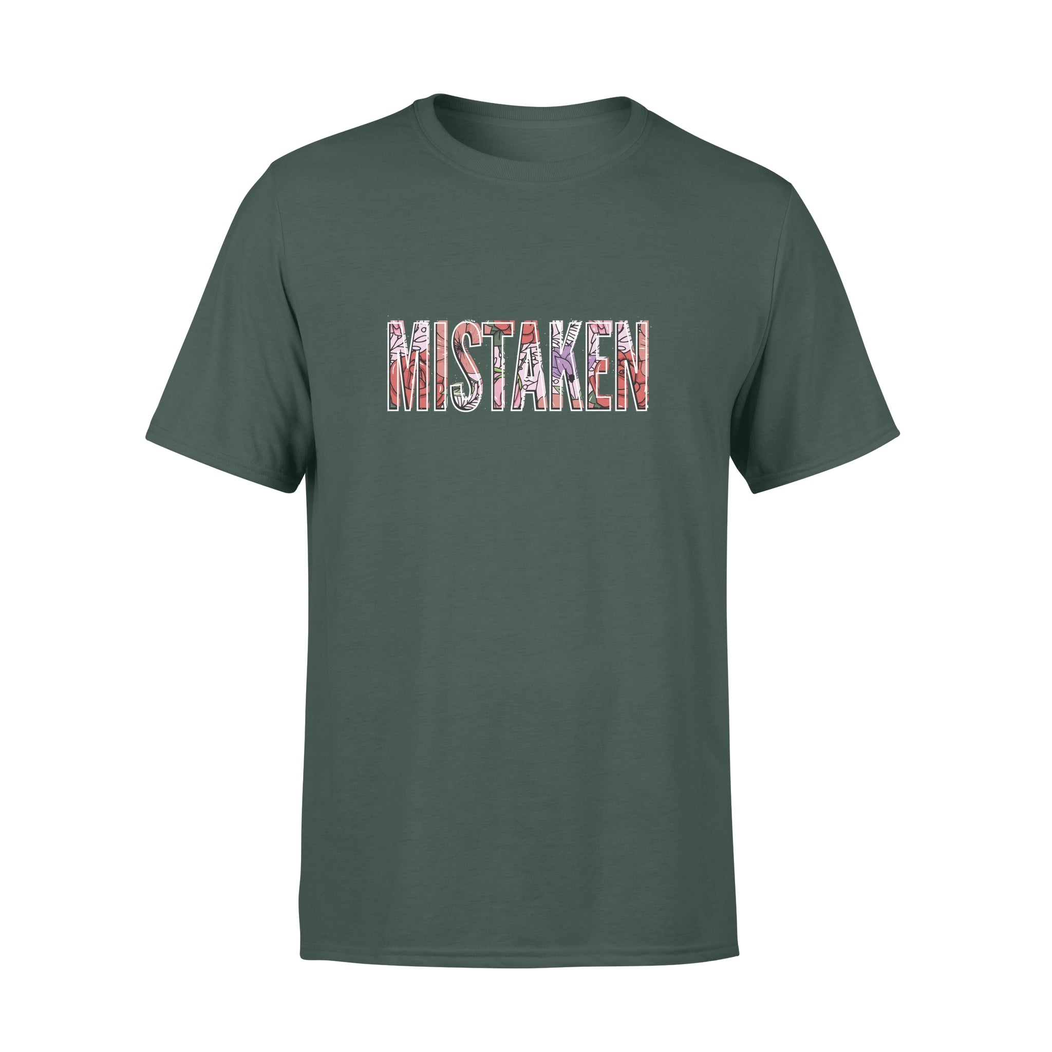 MISTAKEN FLOWER PATTERN -  T-shirt