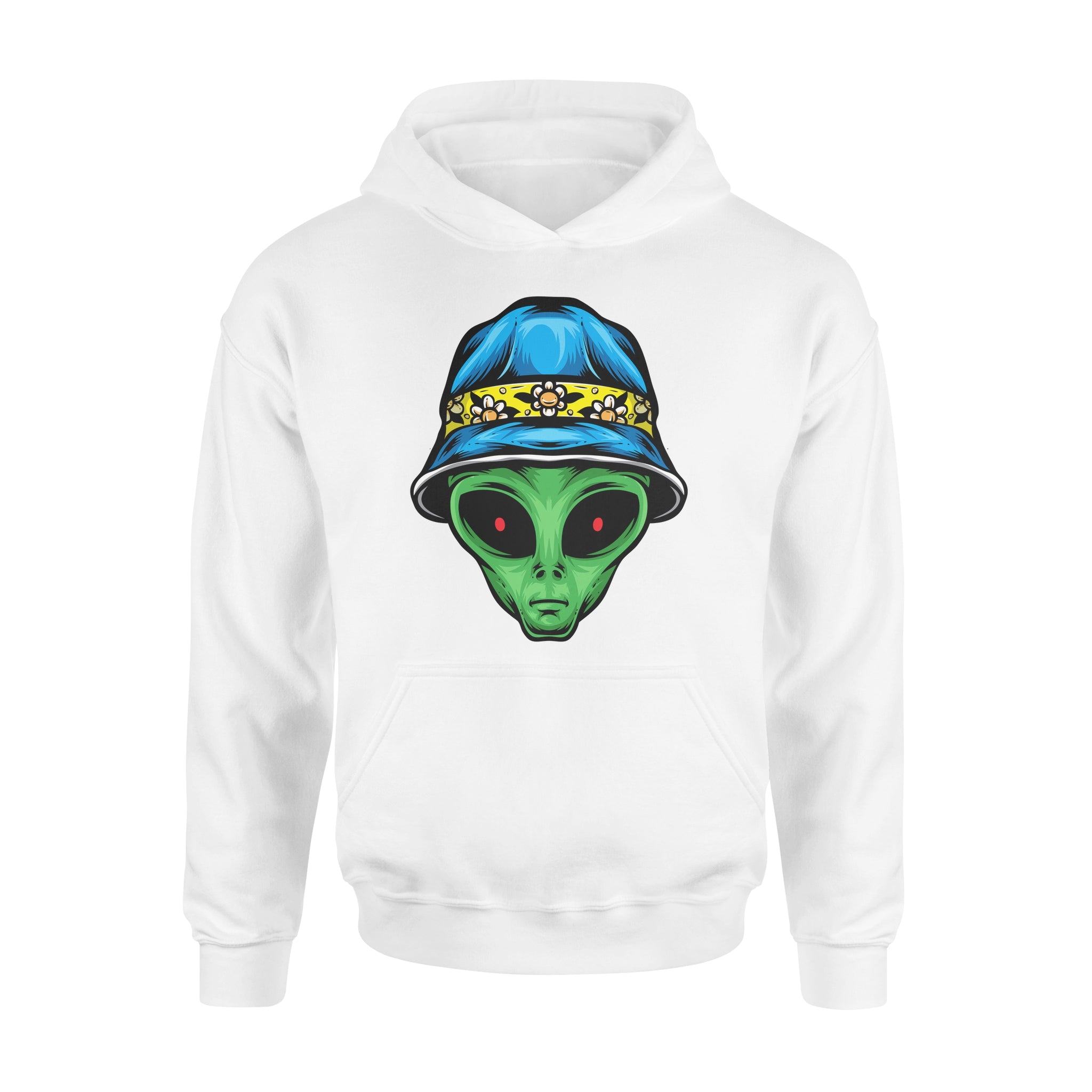 Alien With Bucket Hat -  Hoodie