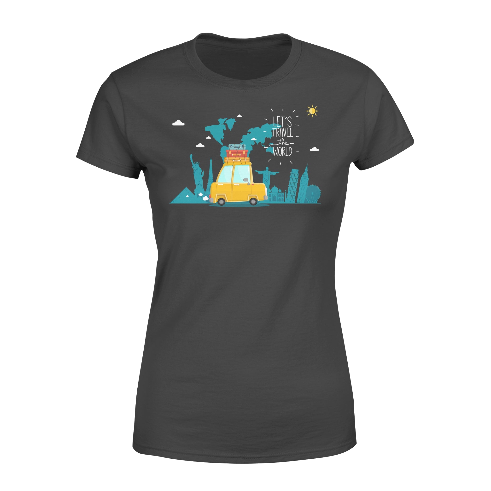 Let's Travel The World -  Women's T-shirt