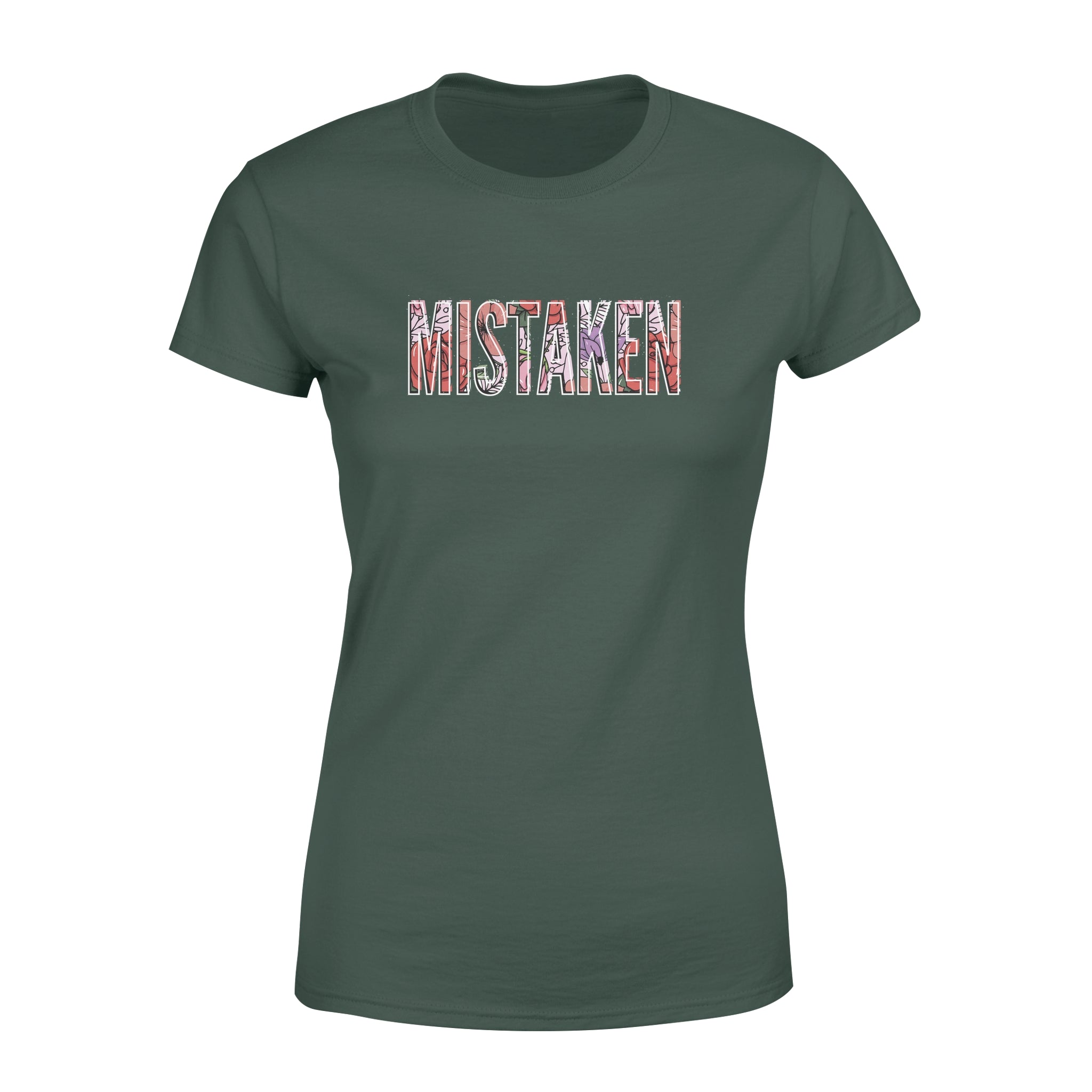 MISTAKEN FLOWER PATTERN -  Women's T-shirt