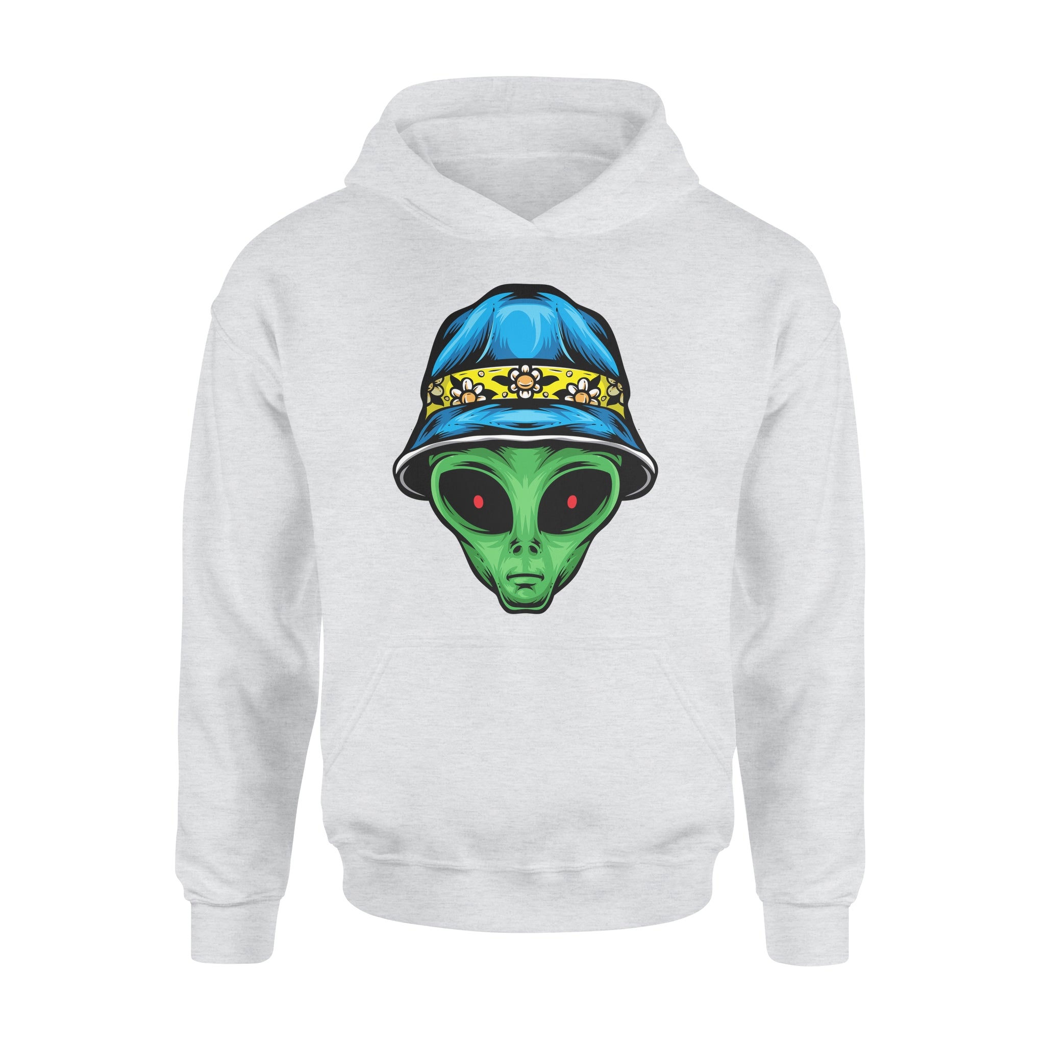 Alien With Bucket Hat -  Hoodie