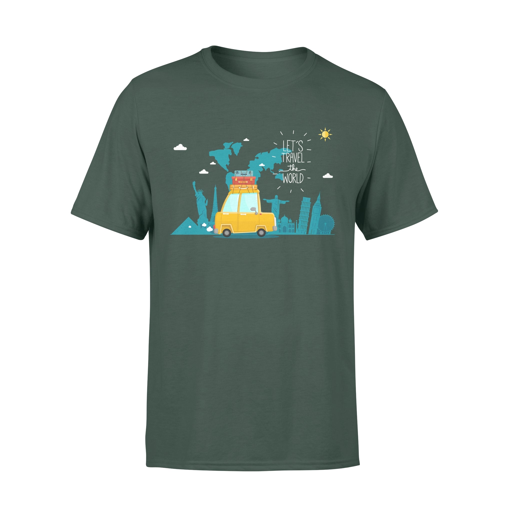 Let's Travel The World -  T-shirt