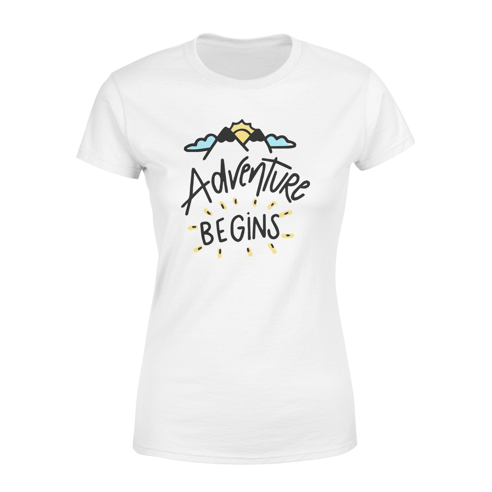 Adventure Begins -  Women's T-shirt