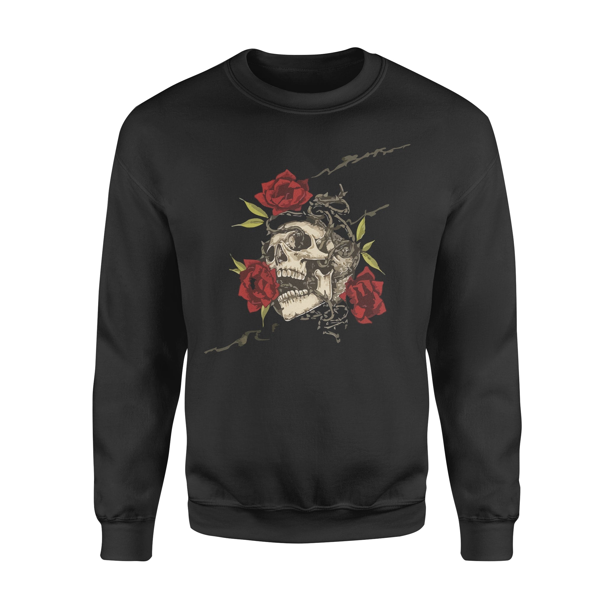 Rose&Skull - Premium Fleece Sweatshirt