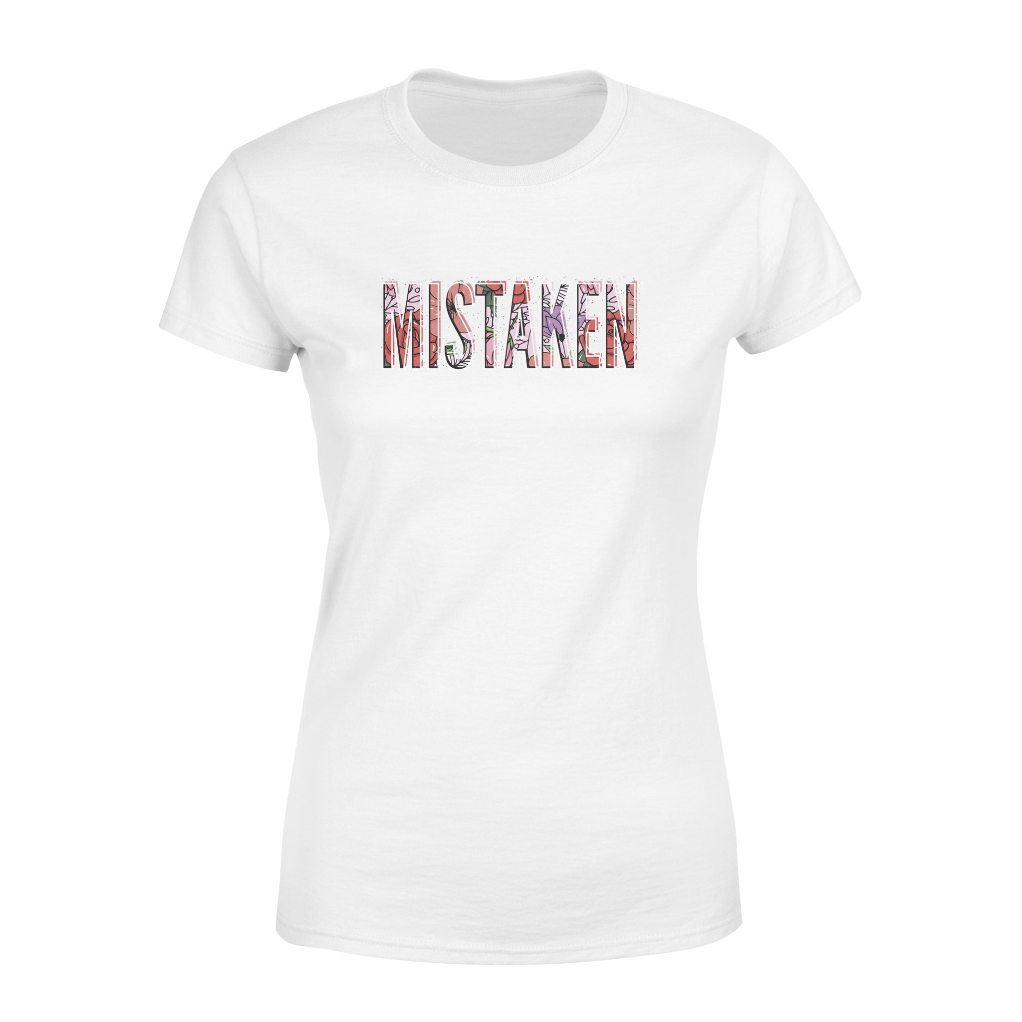 MISTAKEN FLOWER PATTERN -  Women's T-shirt
